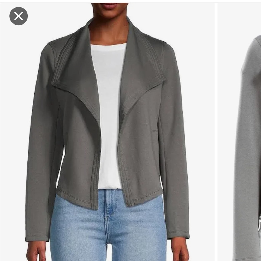Club Monaco suede leather jacket size xs
